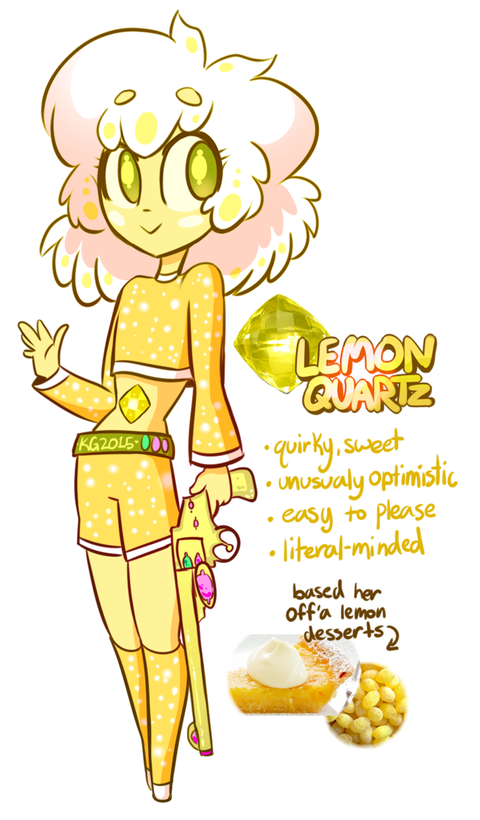 Gemsona quartz by katelynntheg. Lemons clipart happy lemon