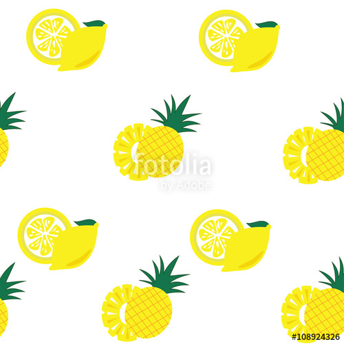 lemons clipart pineapple
