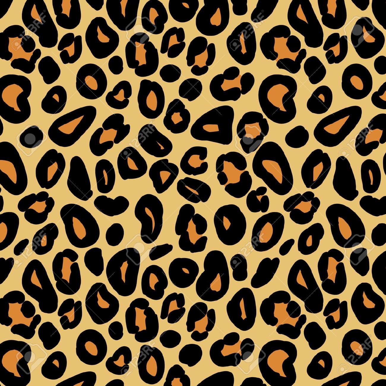 leopard clipart animal print