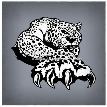 Leopard clipart claw. On rivalart com 