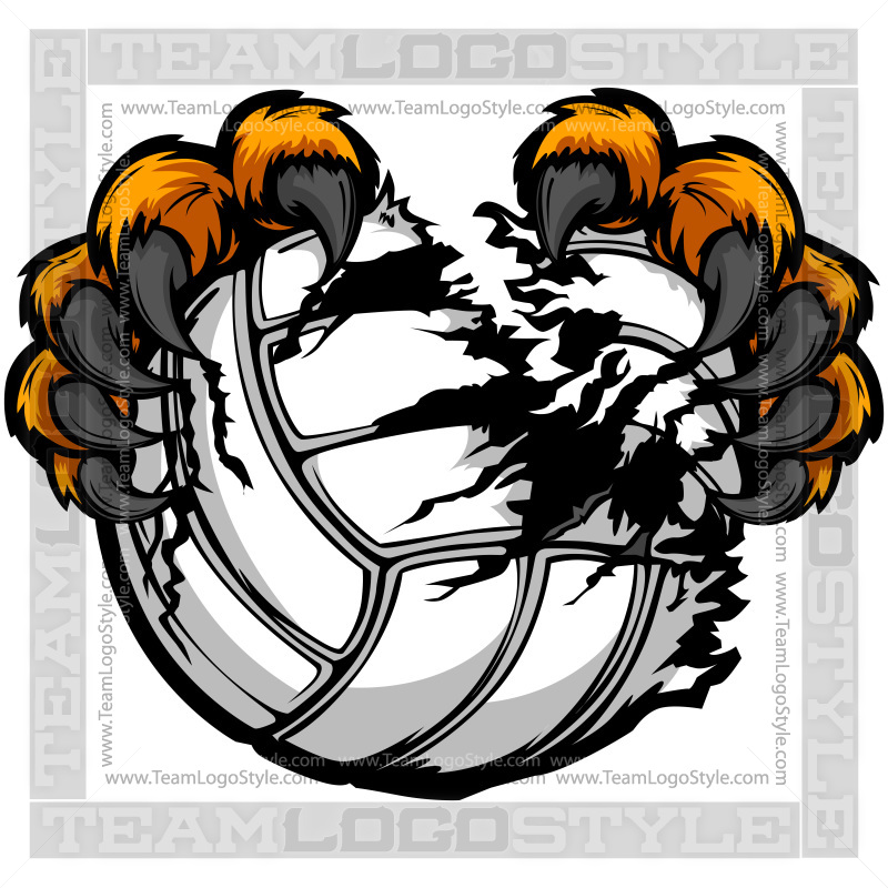 Clip art volleyball claws. Leopard clipart claw