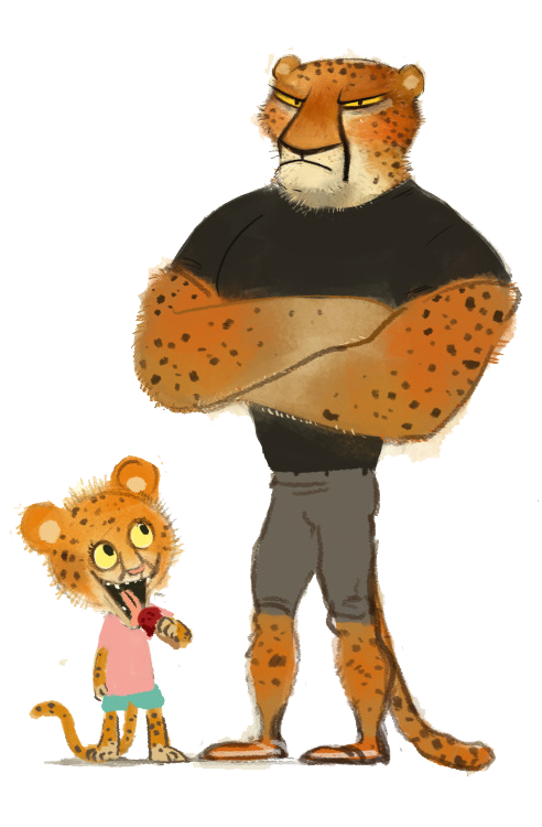 leopard clipart illustration