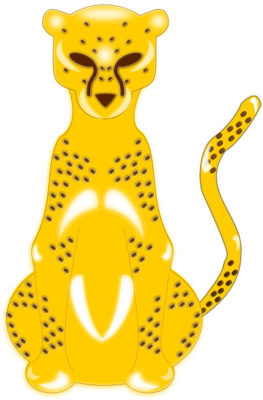 leopard clipart public domain