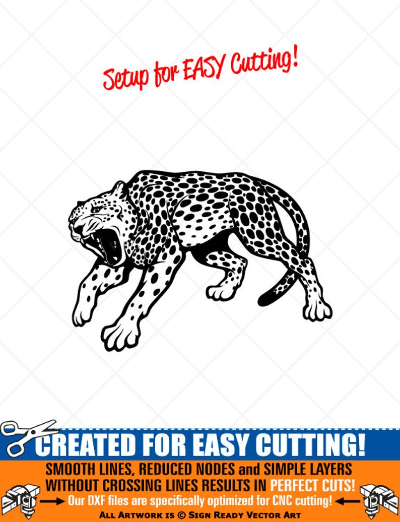 leopard clipart vector