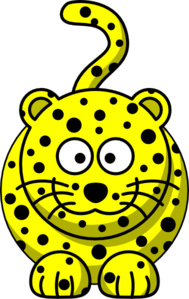 Leopard clipart yellow. Png svg clip art