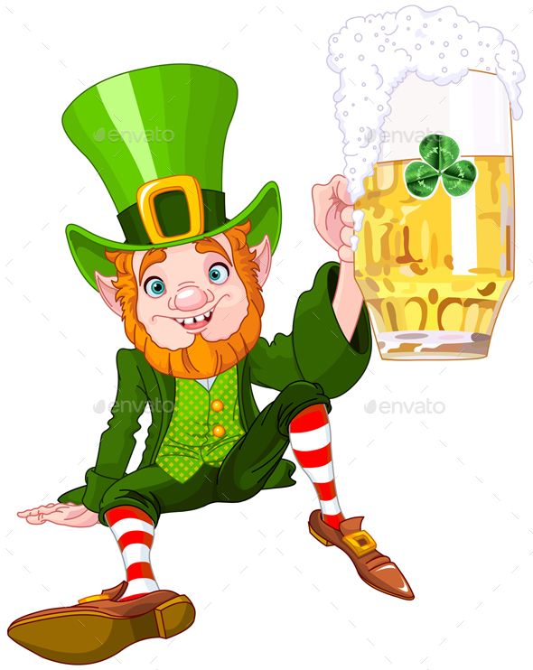 Pin by leowinsor on. Leprechaun clipart tricky