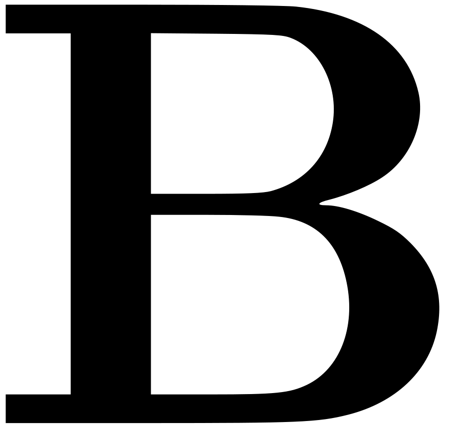 Letter clipart giant. Great of b letters