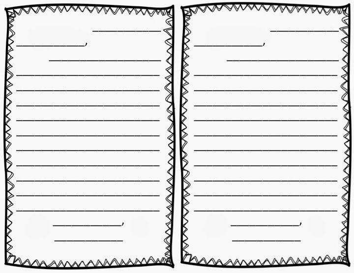 letter clipart letter template
