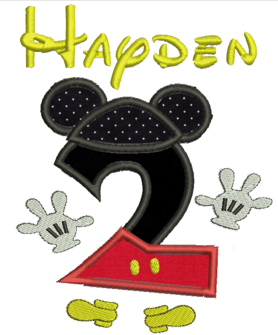 letters clipart mickey mouse