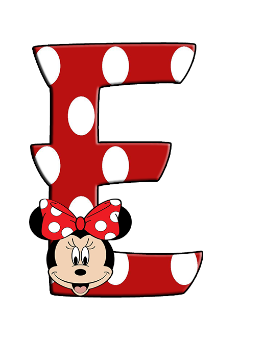Minnie Mouse Letters Png