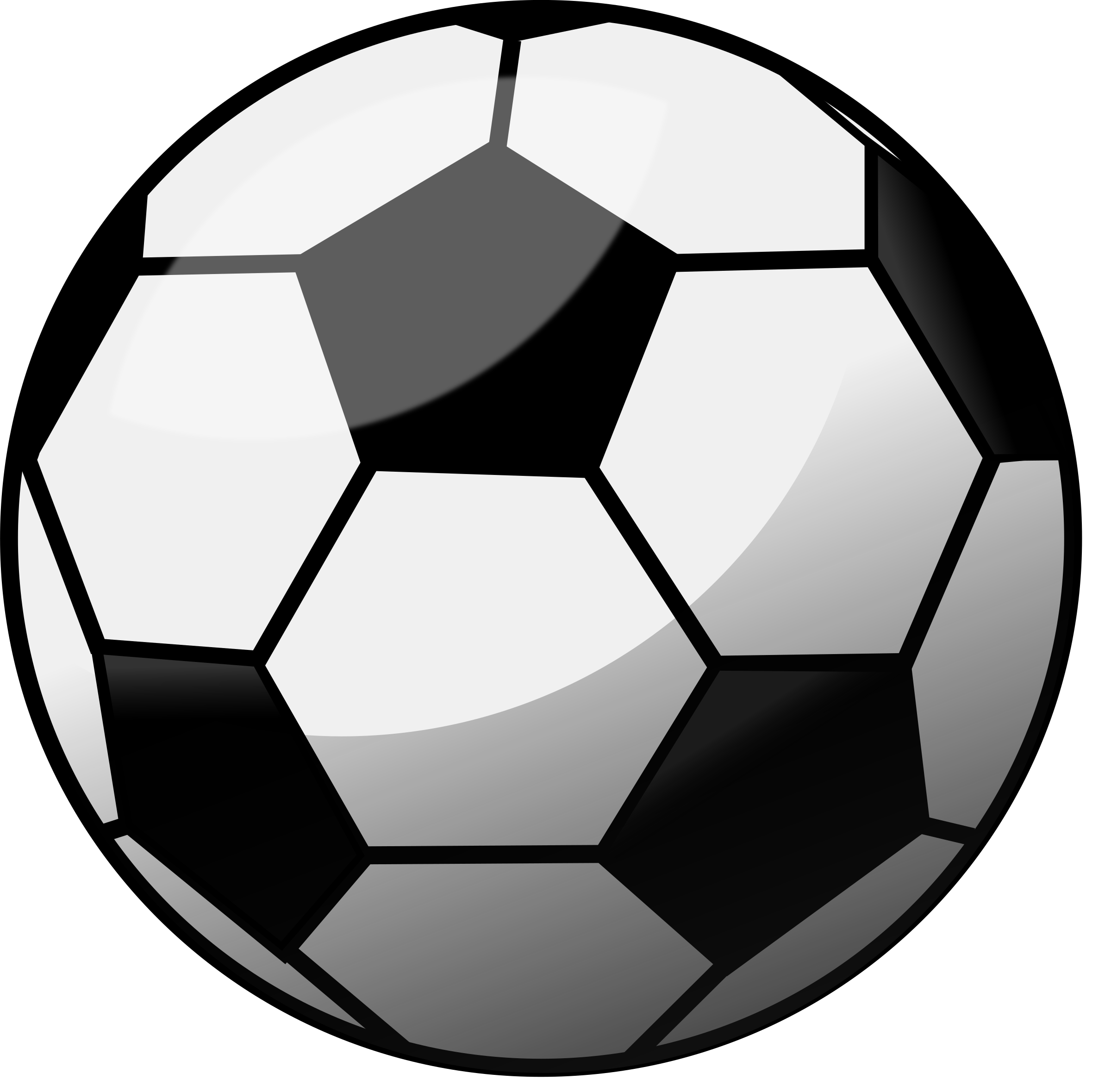 retro clipart soccer ball