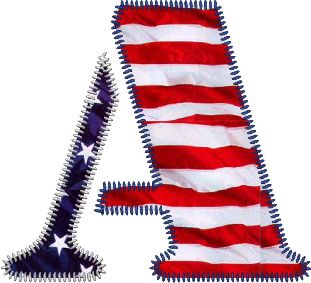 Letter clipart tie dye.  a f orig