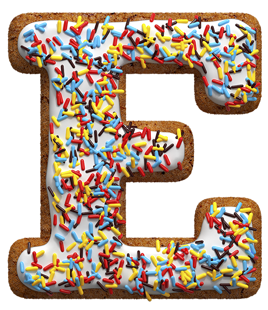 Colors font pinterest fonts. Letters clipart gingerbread