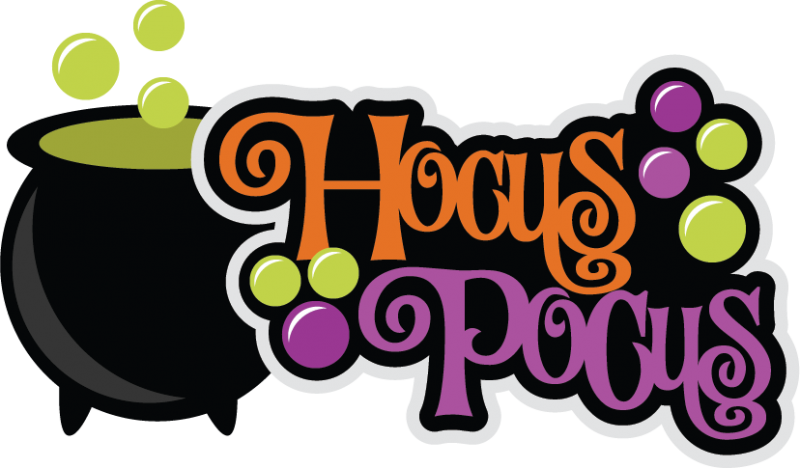 Hocus pocus svg scrapbook. Letters clipart halloween