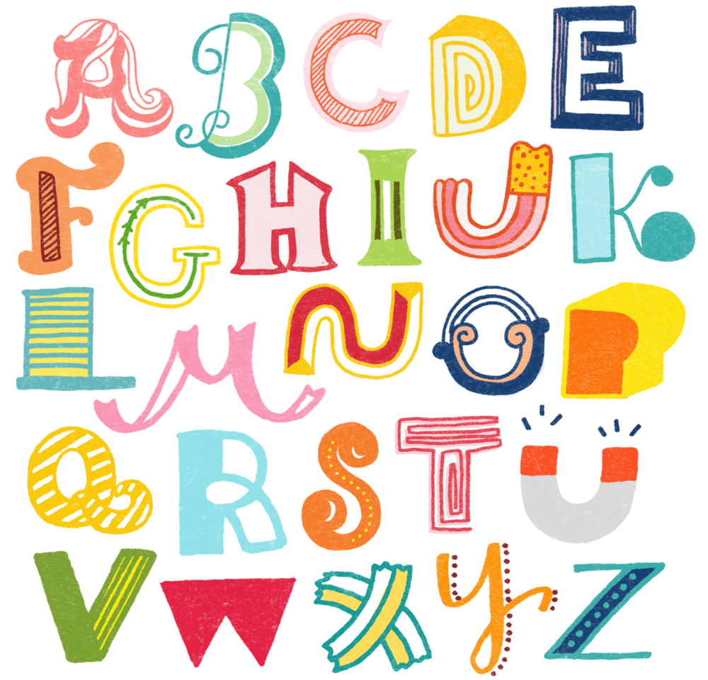 letters clipart lettering