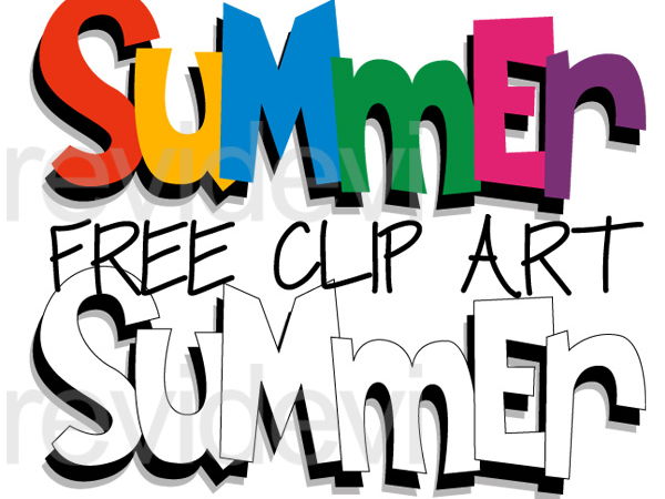 letters clipart summer