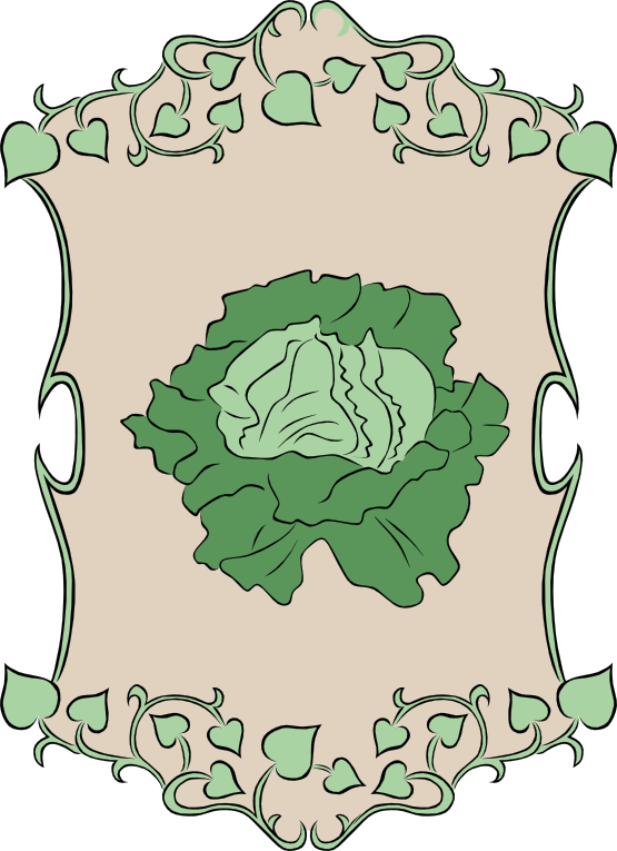 lettuce clipart border