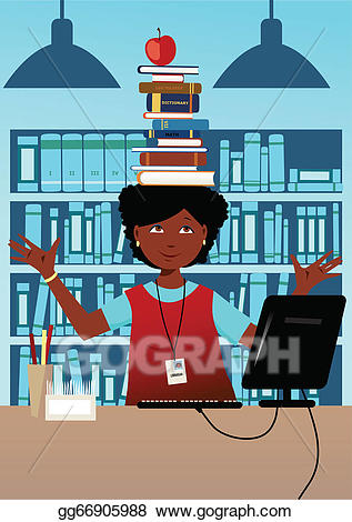 librarian clipart american african