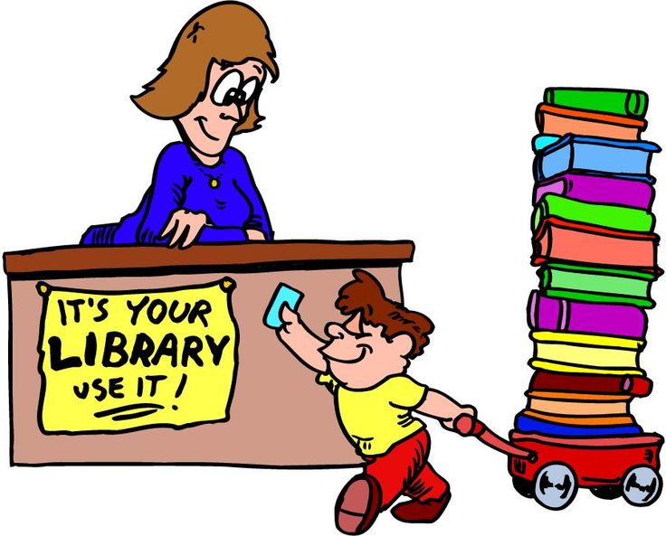 library clipart cartoon