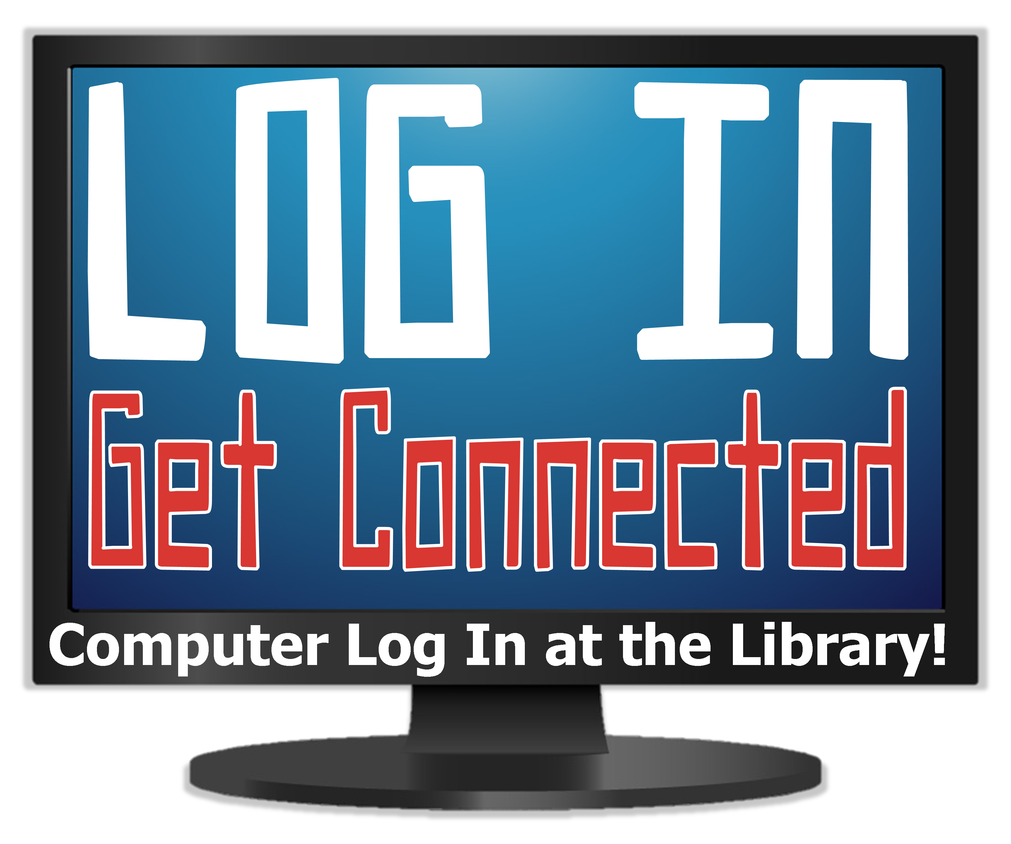 librarian clipart computer library
