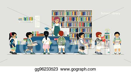 librarian clipart library class