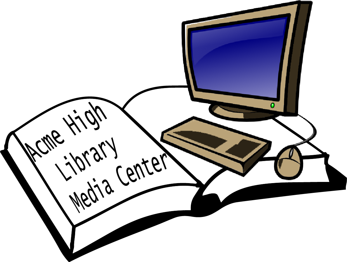librarian clipart media center