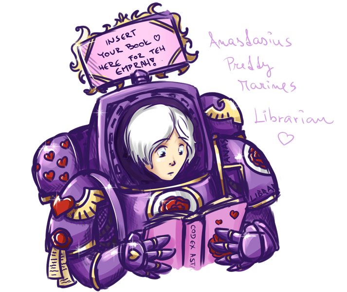 Anastasius the custom space. Librarian clipart monster