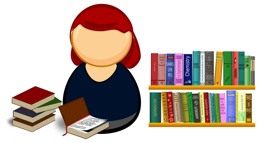 librarian clipart student librarian