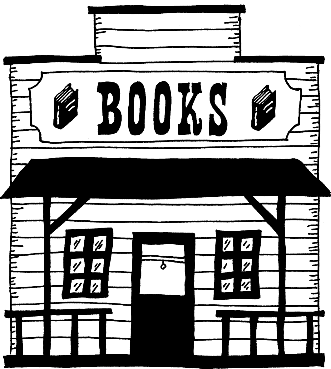 library clipart bookstore