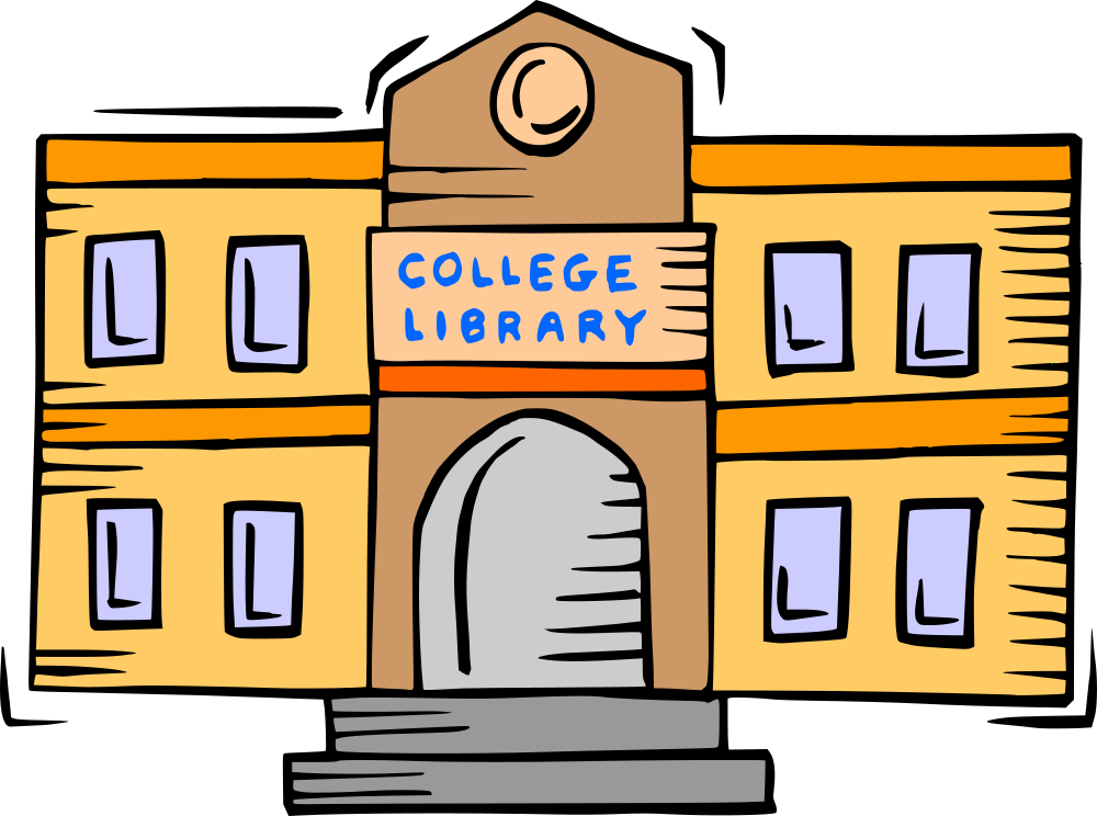 library clipart college library