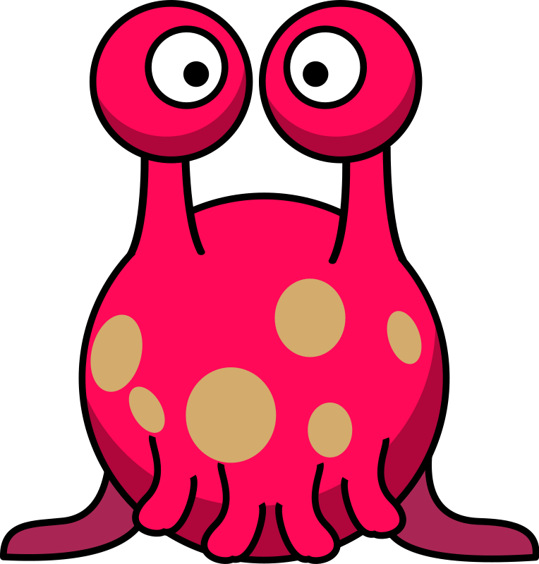 Library monster free on. Pink clipart monsters