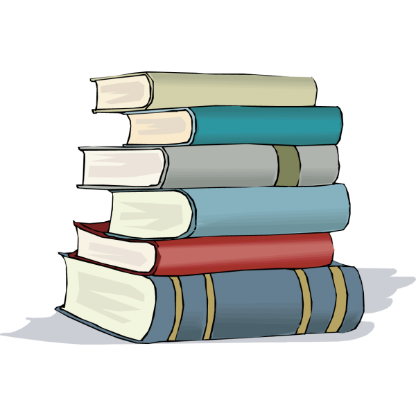 library clipart reference book