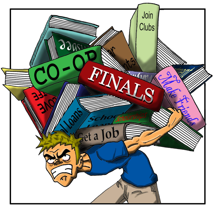 teen clipart college life