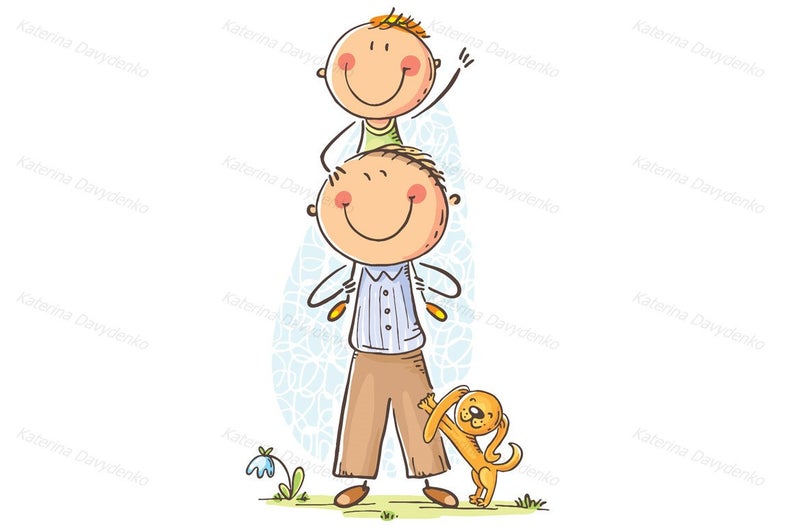 life clipart father child