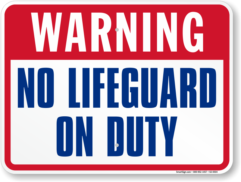 No swimming signs fast. Lifeguard clipart duty clipart