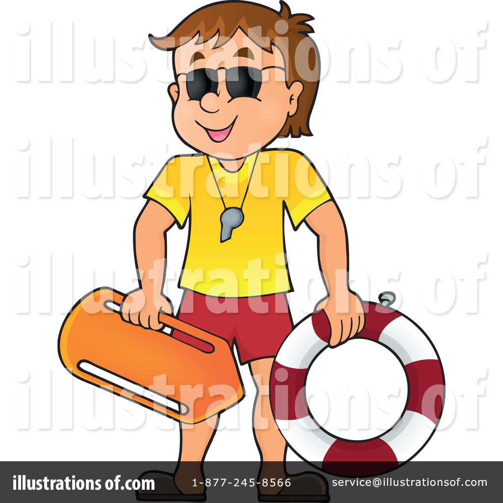 Illustration by visekart . Lifeguard clipart kid