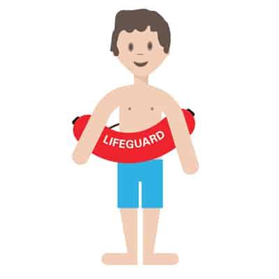 . Lifeguard clipart lifeguard training