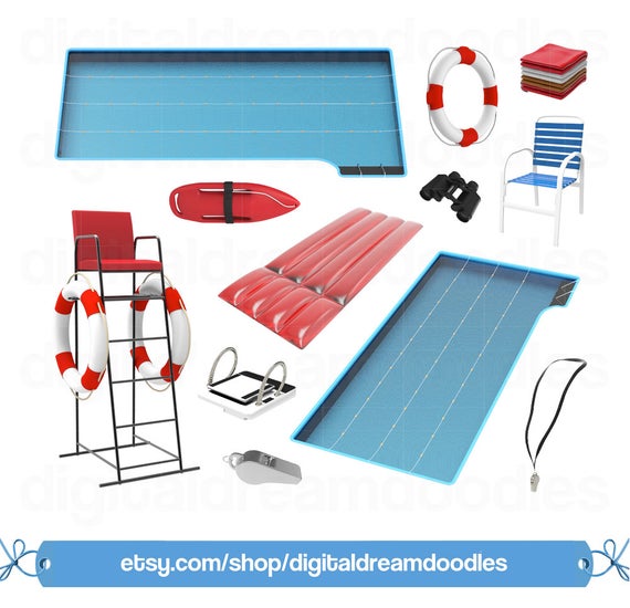 Swimming clip art graphic. Lifeguard clipart pool lifeguard