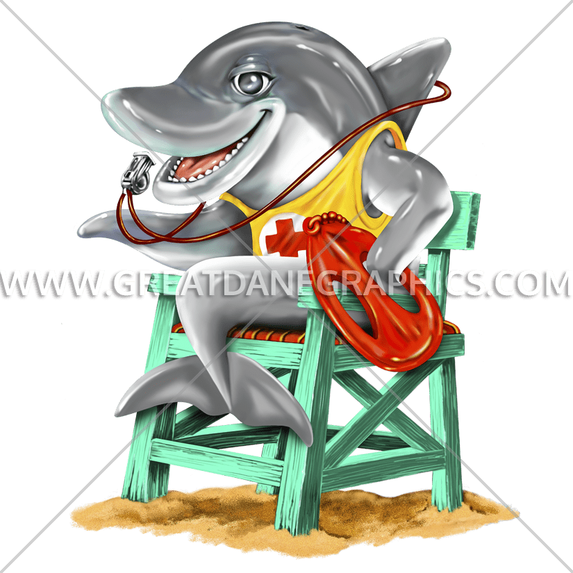 Lifeguard clipart pool toy. Dolphin production ready artwork