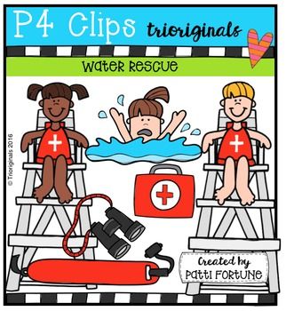 Lifeguard clipart swimming safety. Water rescue p clips