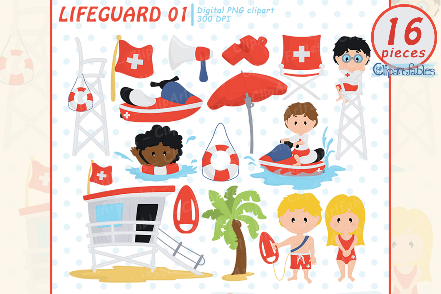 lifeguard clipart tool