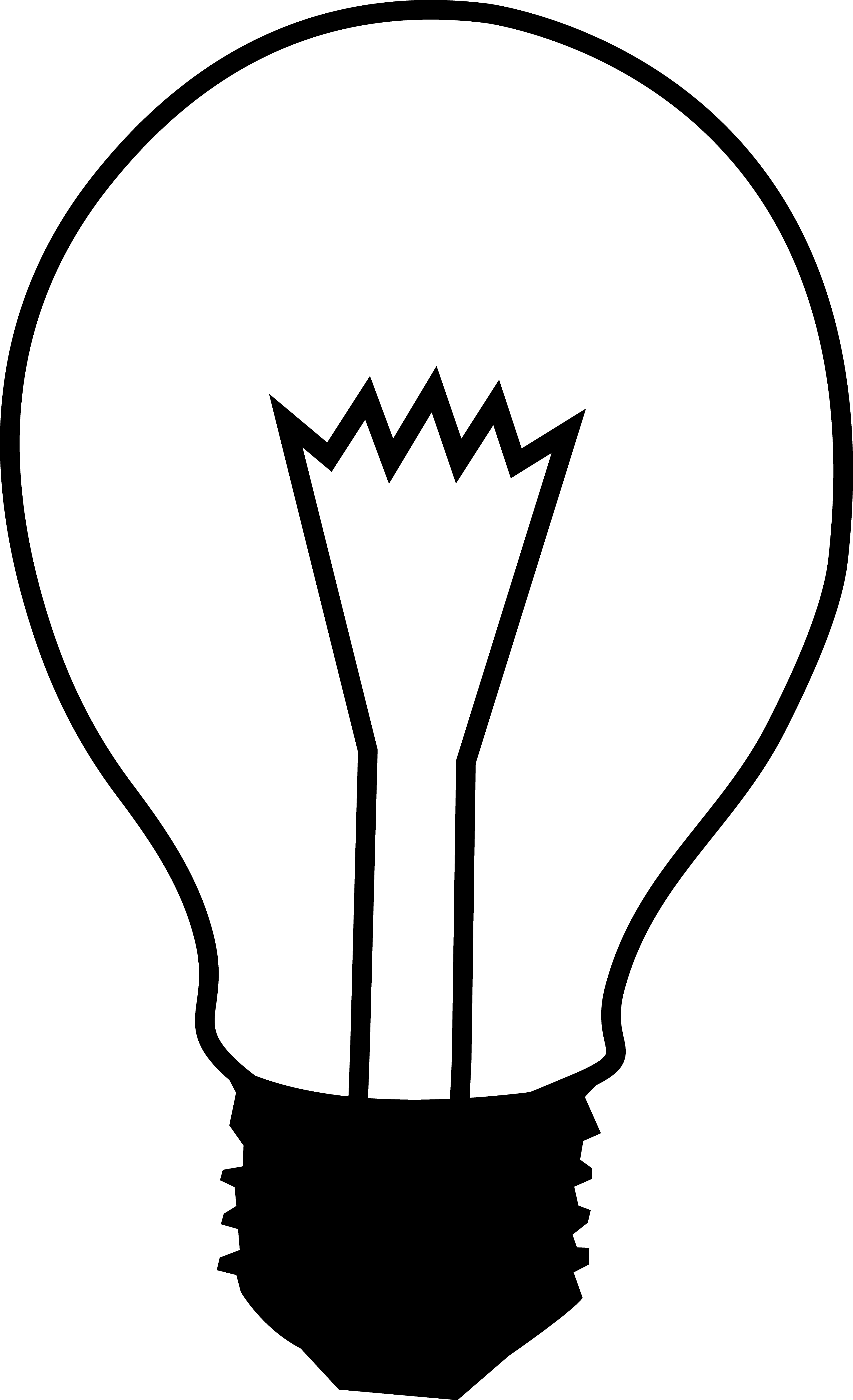 lamp clipart black and white