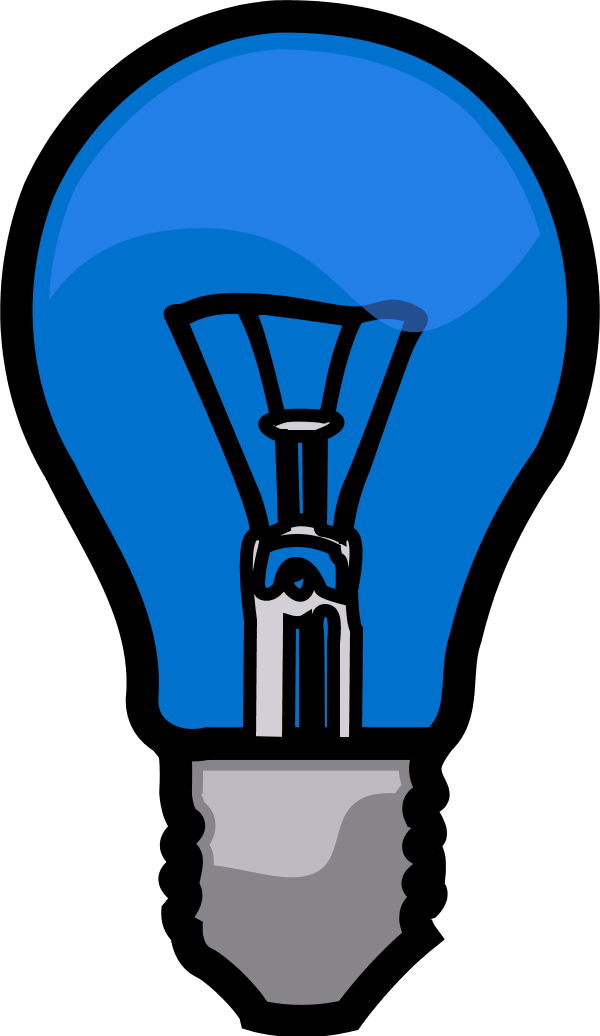 light bulb clip art modern
