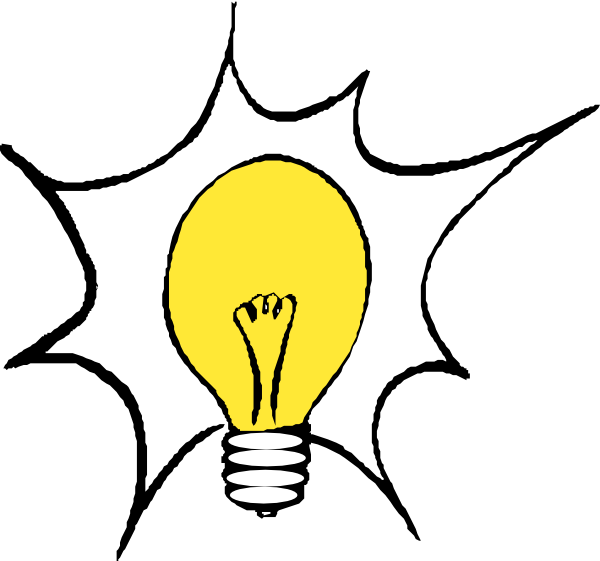 Light bulb clip art. Thinking clipart lightbulb