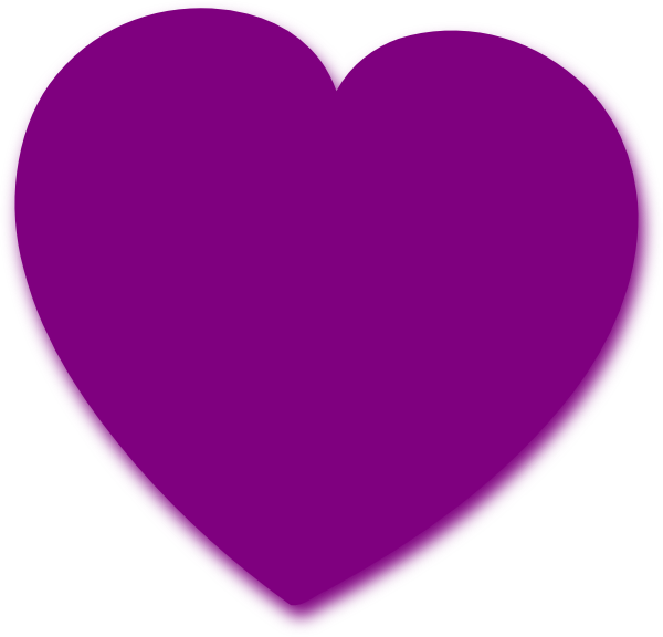 light clipart purple heart