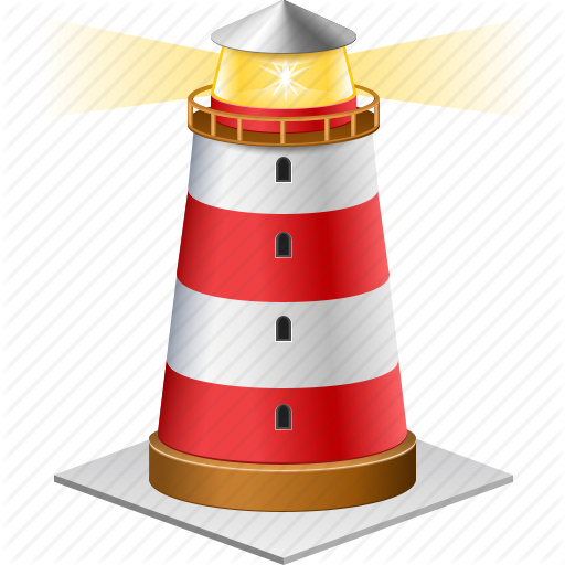 Large glossy icons by. Light house png