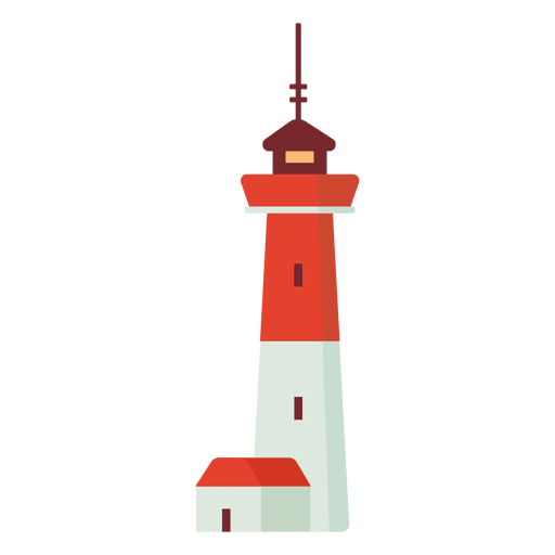 Flat lighthouse illustration transparent. Light house png