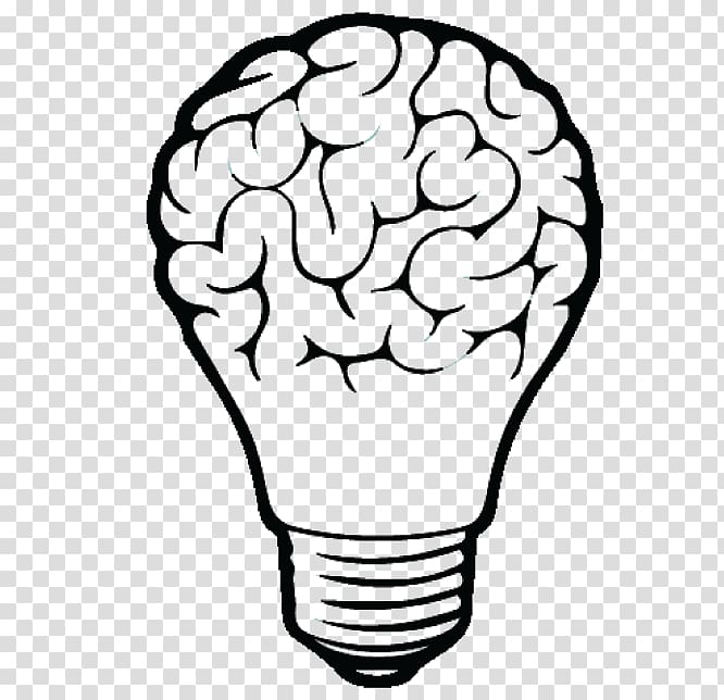 lightbulb clipart brain computer