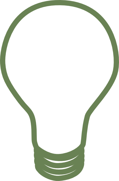 Lightbulb clipart green. Light bulb clip art