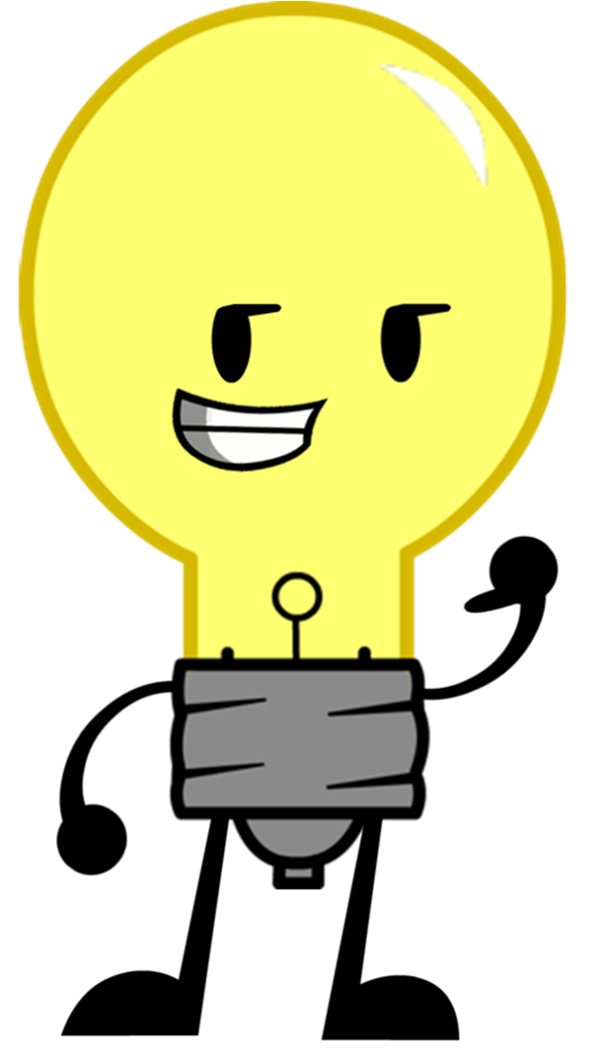 Lighting clipart comic. Image lightbulb pose png